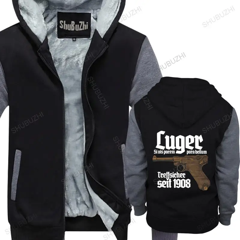 

cotton man hoodies Luger Premium hoodies Pistole 08, Parabellum Selbstladepistole Deutschland warm coat men shubuzhi sweatshirt