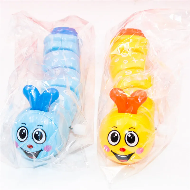 

1Pc Plastic Caterpillar Wind Up Toy Funny Clockwork Toy Kid Educational Toy