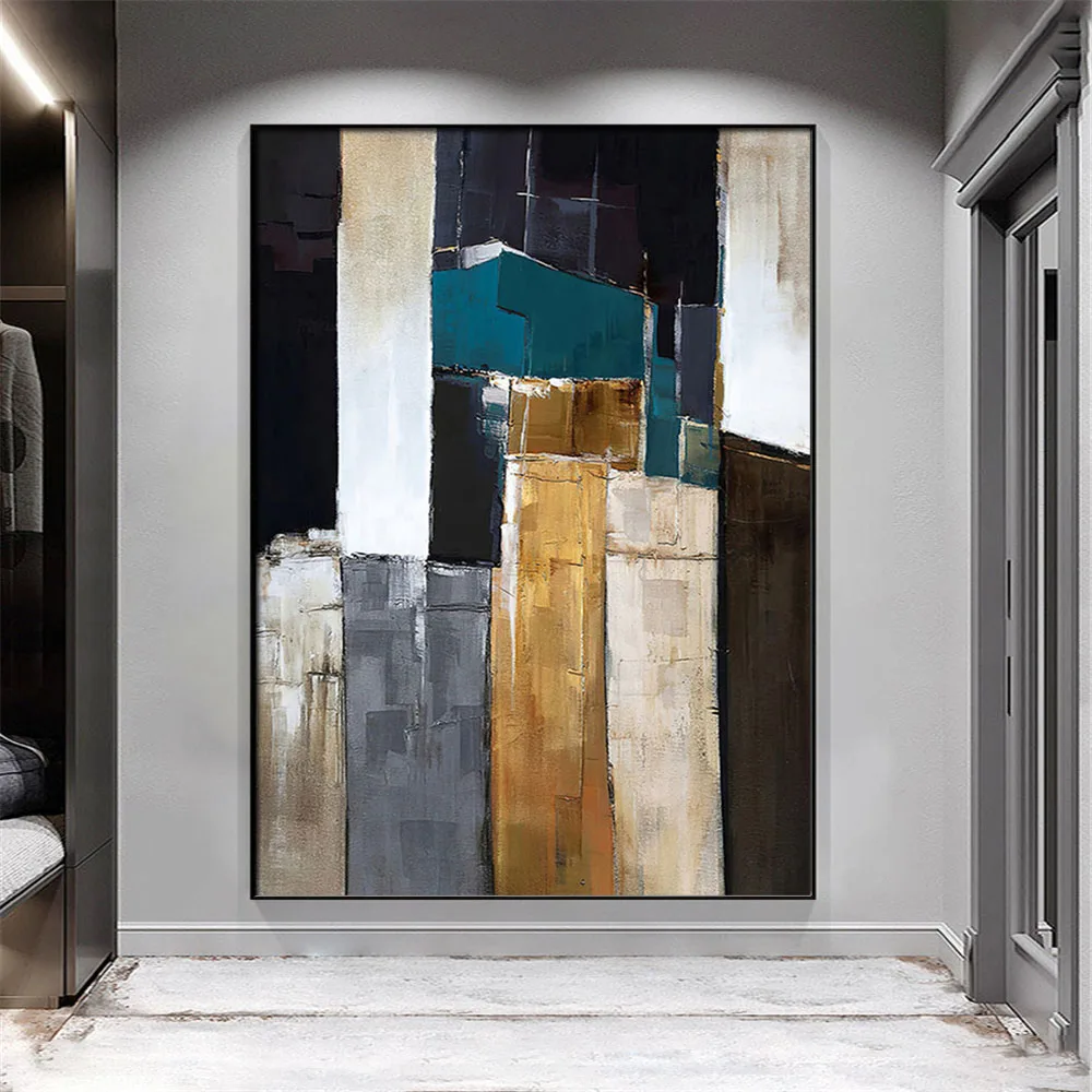 

Hand Painted Abstract Painting Large Wall Art Original Art On Canvas Brown Modern Art Living Room Hotel Dining Room Home Decor