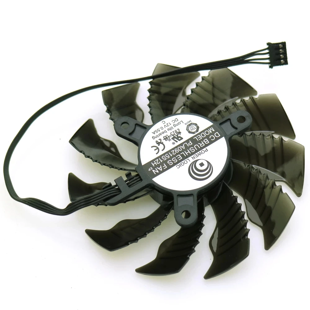 PLA09215S12H PLA09215B12H 12V 0.55A 86 мм 4Pin для Gigabyte GTX970 GTX960 мини itx Графическая карта VGA
