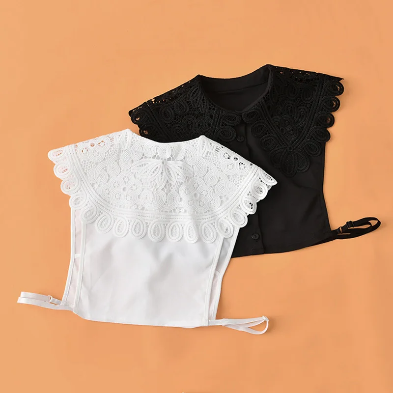 Женское Ожерелье-чокер со съемным лацканом накладной воротник рубашки |