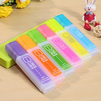 Рекламные маркеры хайлайтер акварельная ручка маркер 6 цветов рисование