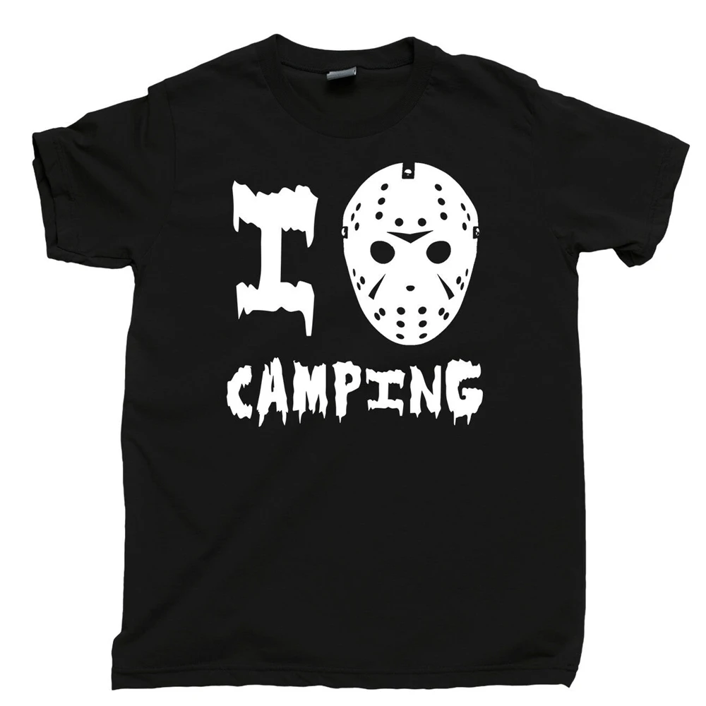 Friday The 13Th футболка Jason Lives Part 2 3 4 5 ужас фильм DVD Blu Ray Tee свободный размер Топ Ajax