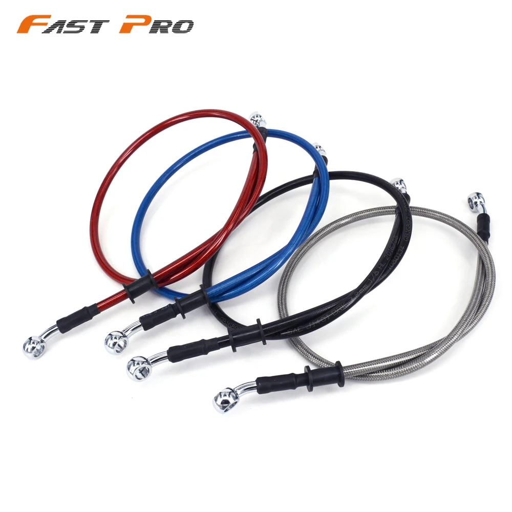 Синий мотоцикл 500 мм 2000 Плетеный Стальной гидравлический тормоз муфта Радиатора