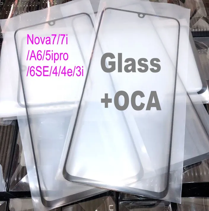 1 шт. 2в1 Переднее стекло сенсорного экрана с ока крышка объектива для Huawei Nova 7 6 5 4 3