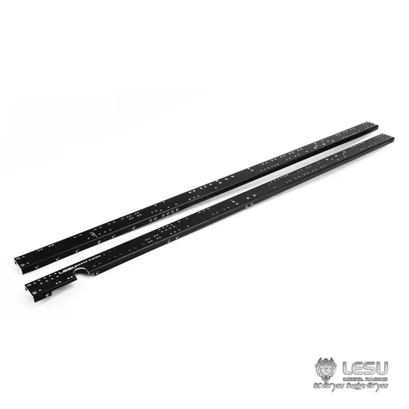 LESU CNC металлическая направляющая шасси 1/14 RC HN700 6*6 гидравлический трактор
