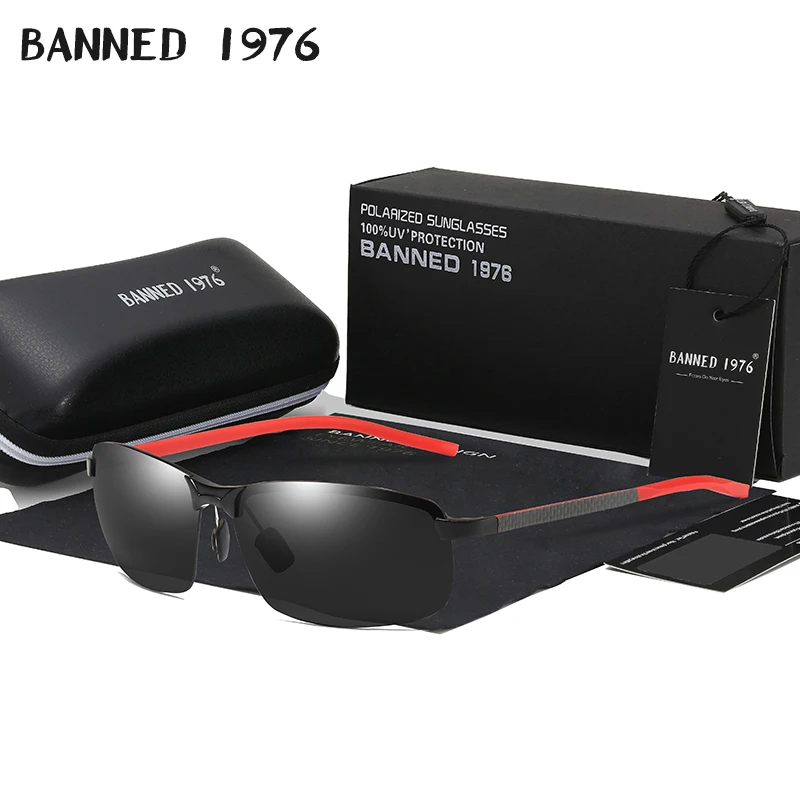 Очки солнцезащитные Мужские поляризационные в углеродной оправе аксессуары для