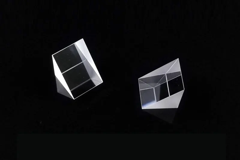 2 шт 10x10x10 мм K9 оптическое стекло правый угол наклона отражающая Призма Оптика экспериментальная Призма