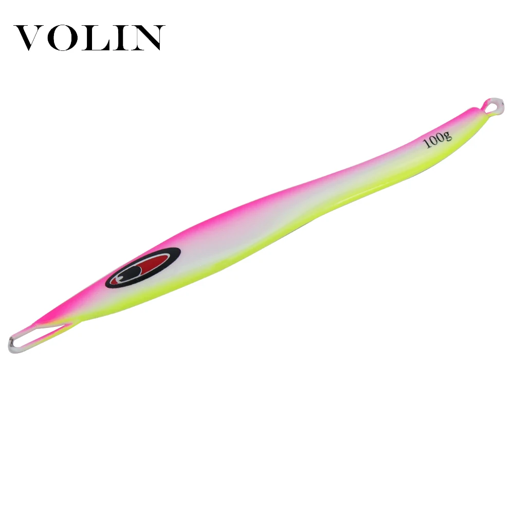 

VOLIN NEW Metal Jigs Fishing Lure 100g 150g Sinking Hard Bait Speed Artificial Bait Deep Sea Fishing Lure Fishing Tackle