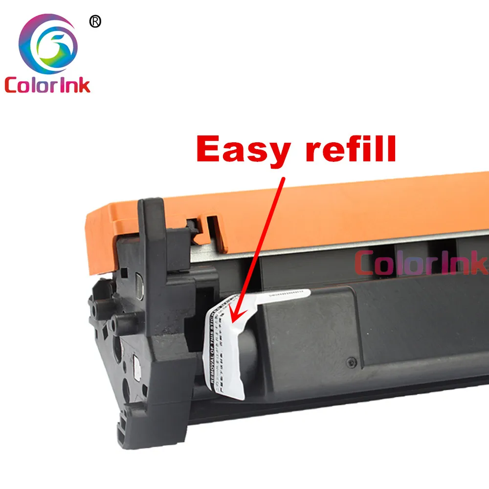 Цвет чернил без чипа CF217A CF217 17A 217A тонер-картридж для hp LaserJet Pro M102a M102W 102 МФУ M130a M130fn 130 130fn M102