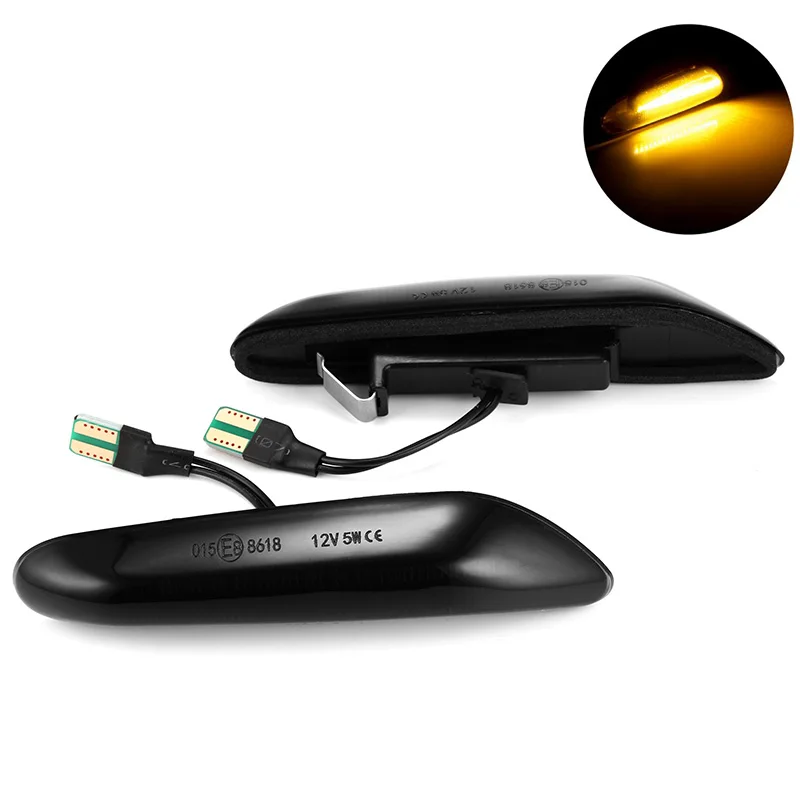 Автомобильный светодиодный динамический боковой указатель поворота
