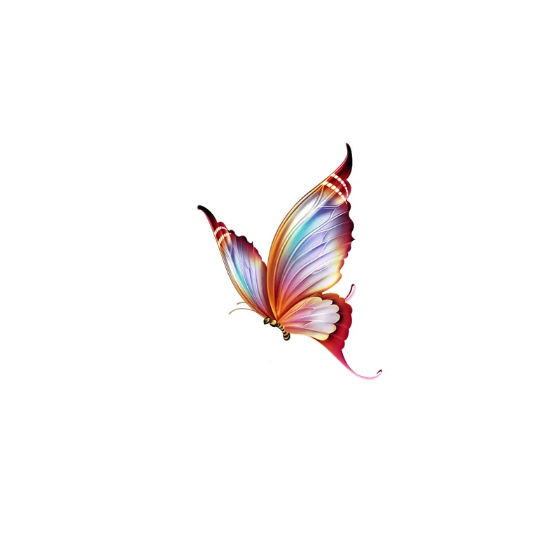 

Fashion Car Sticker Decoration Cartoon Butterfly Waterproof PVC Motorcycle Logo 15CM*12CM
