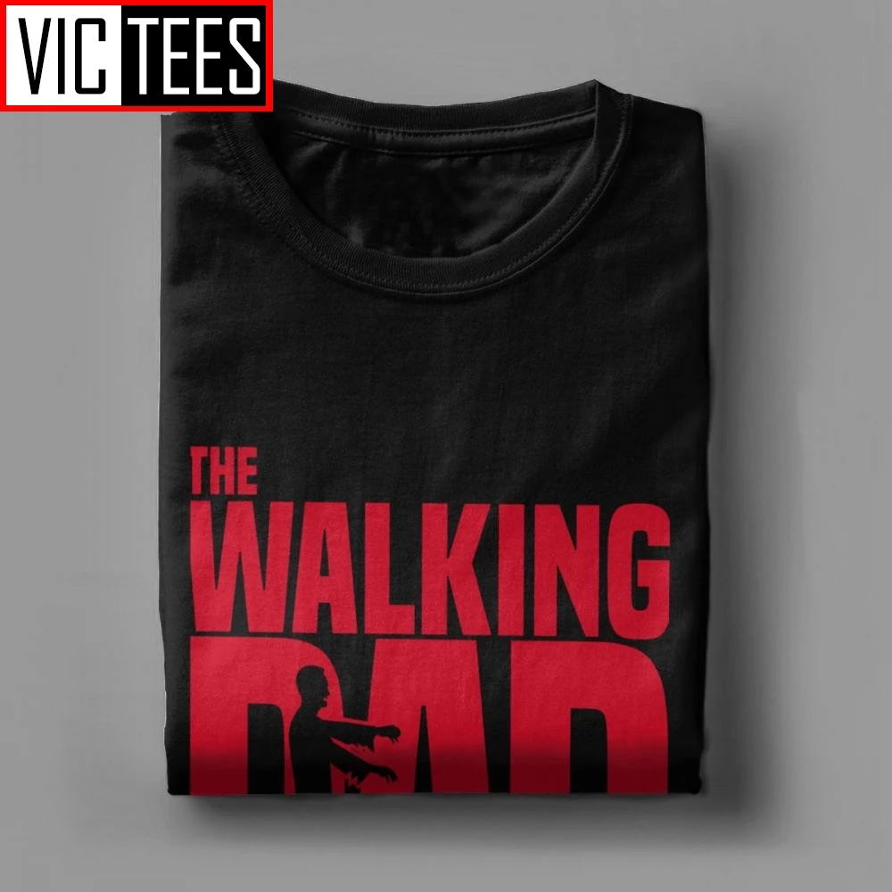 Мужская футболка The Walking Dead Dad простые футболки с коротким рукавом круглым