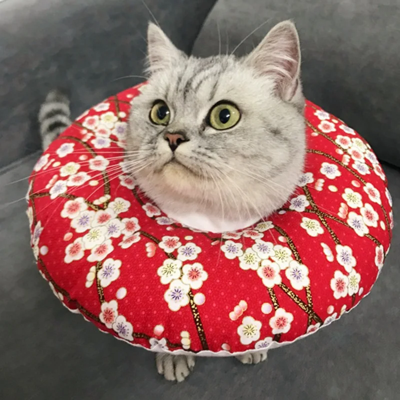 Новый милый кошачий ошейник регулируемый шейный хлопковый мягкий для питомцев