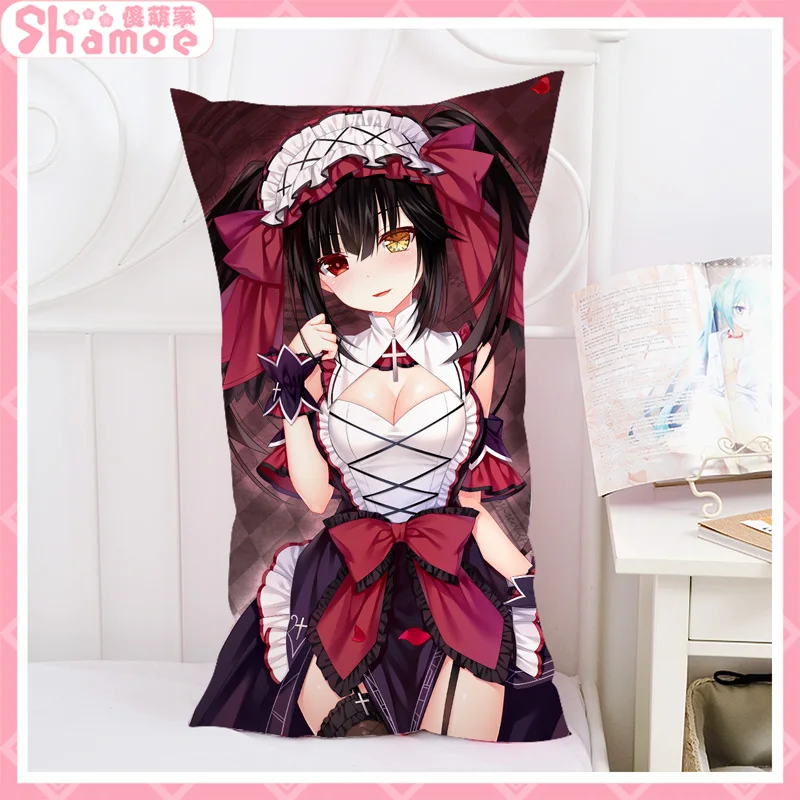 

2 types 40*70CM NEW Anime Game DATE A LIVE Tokisaki Kurumi pattern Pillow with Pillow core Toys Gift