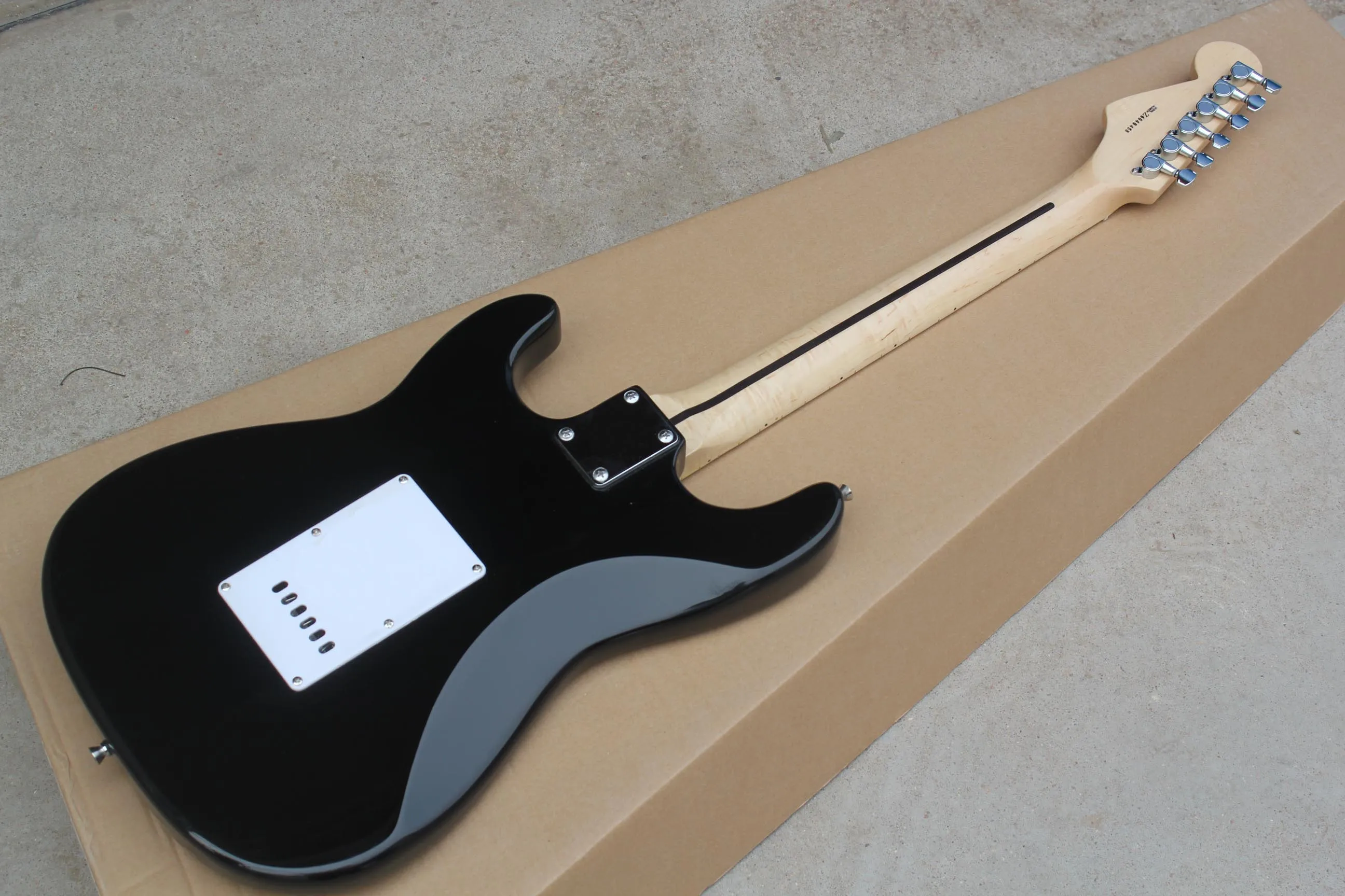 fabrik shop schwarz eric clapton st unterschrift maple griffbrett 6 string chrome hardware e gitarre guitarra freies verschiffen free global shipping