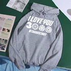 Толстовка мужская с принтом Я тебя люблю