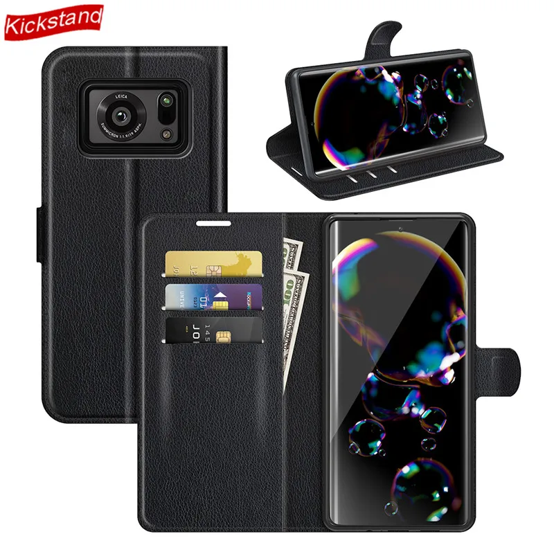 

Wallet Case For AQUOS R6 Sense 4 Plus 3 Lite S5 S3 R5G 2 EP3 R3 Cover Leather Flip Phone Bag Luxury Business Stand Card Slot