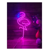 pink crane led neon lights can be wholesale direct sales party decoration high quality led neon light