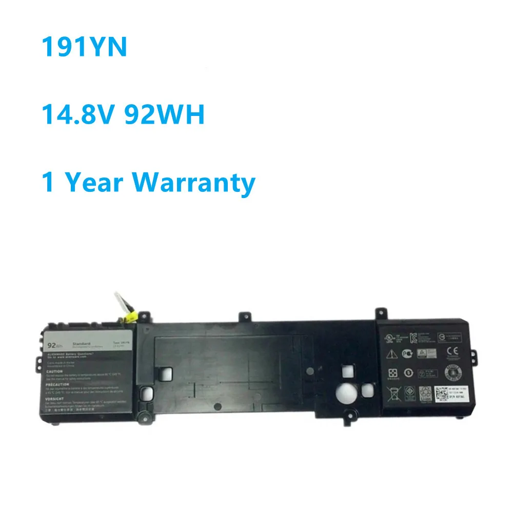 

Аккумулятор 191YN для Dell Alienware 15 R1 15 R2 92wh ALW15CD-1718 2F3W1 14,8 V 92WH