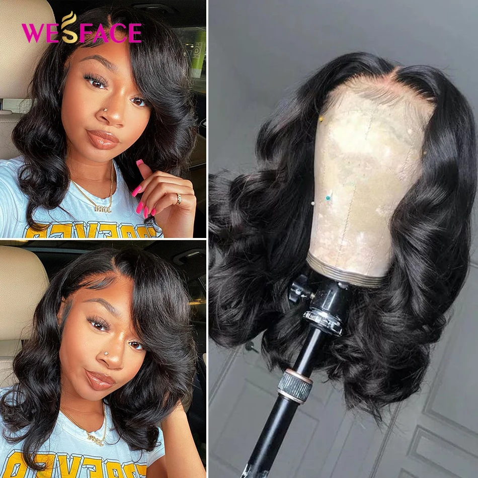 

Женский парик с короткими волнистыми волосами, 13x4