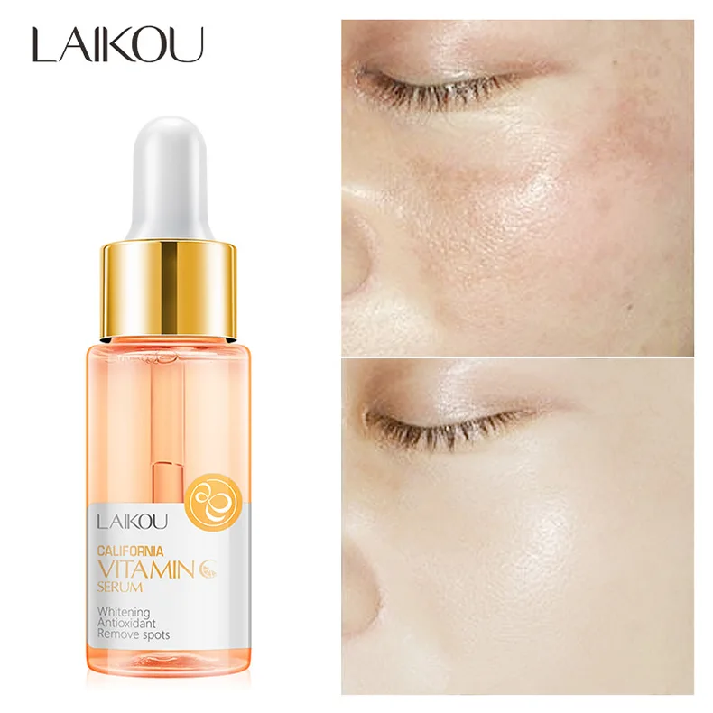 Сыворотка с витамином C гиалоновая кислота увлажняющая отбеливающая точечная