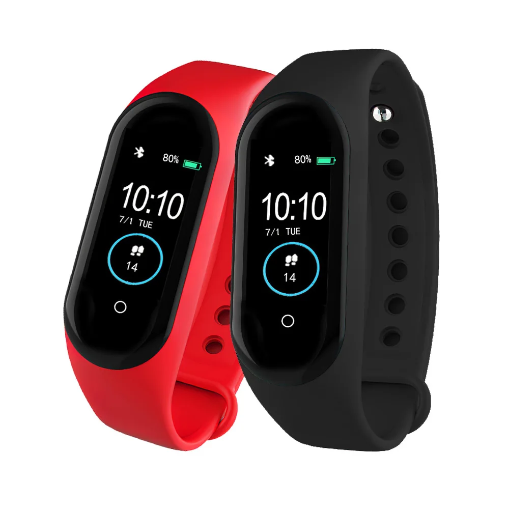 Умные часы M4 Band спортивный браслет с шагомером счетчиком калорий пульсометром