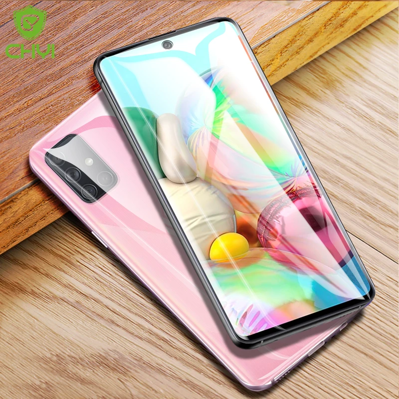 CHYI 3D изогнутая пленка для Samsung Galaxy A71 защита экрана 6 7 дюймов полная защитная samsung