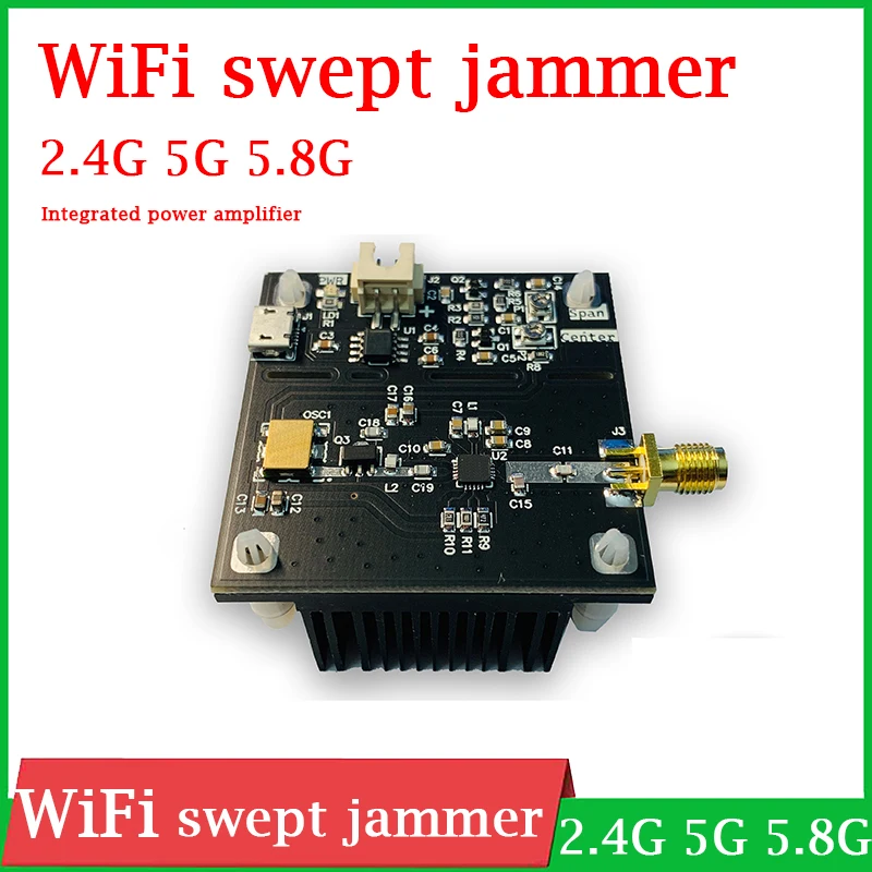 1. Φ 2 4G 5 8G WiFi охват глушителя встроенный усилитель мощности глушитель для 4 ГГц
