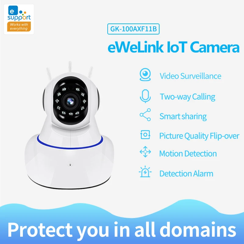 Фото EWeLink IP камера Смарт IOT HD reomotely просмотр на мобильный телефон двухсторонняя аудио EWeLink IP камера Смарт IOT HD reomotely просмотр на мобильный телефон двухсторонняя аудио