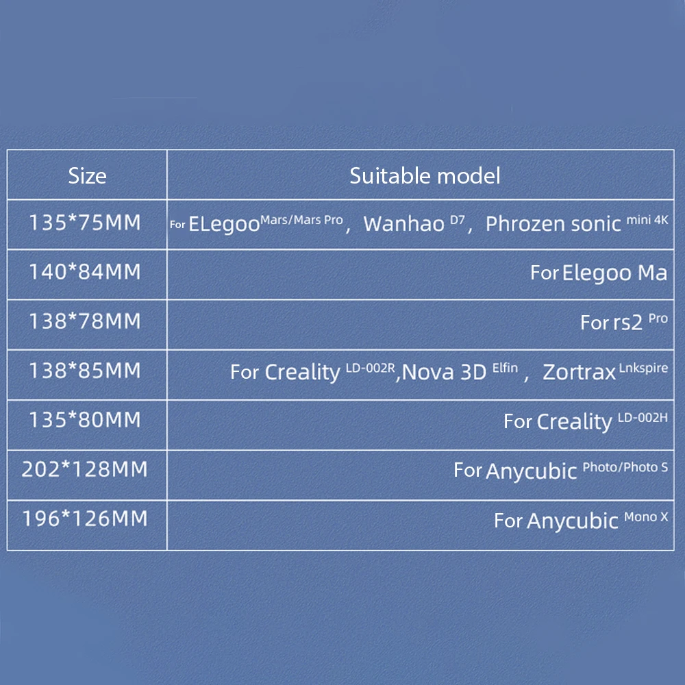 

LCD Magnetic Spring Steel Plate Flex Anti Rust Anti Corrosion Spring Steel Sheet with Rubber Magnet 3D Printer Accessories