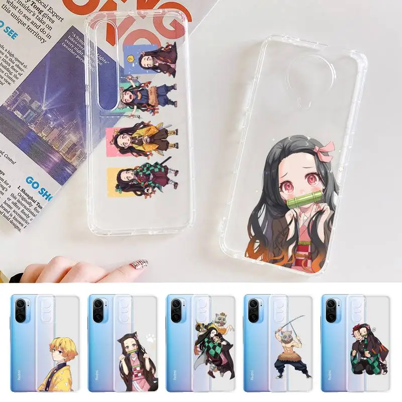 

Kamado Nezuko Kimetsu No Yaiba Phone Case For Xiaomi 10t pro 11 Note10lite Redmi 5plus 7A 8 K20pro 9A Note 9 Pro Max s 10