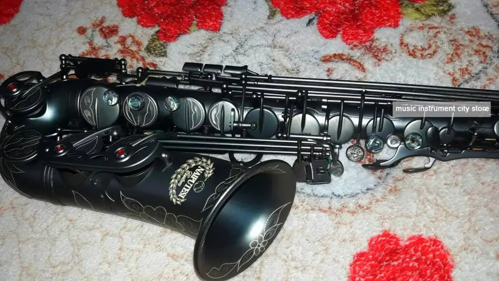 Латунные профессиональные духовые инструменты альт-саксофон NAIPUTESI NT-875EX черная