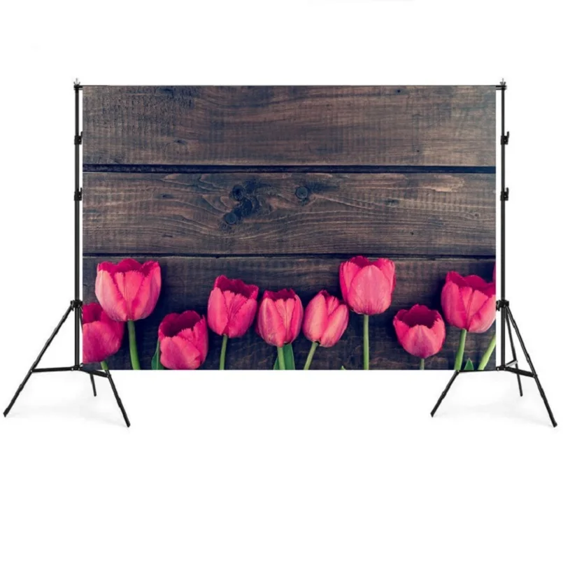 Реквизит для фотосъемки Nitree Виниловый фон ретро деревянный пол текстура