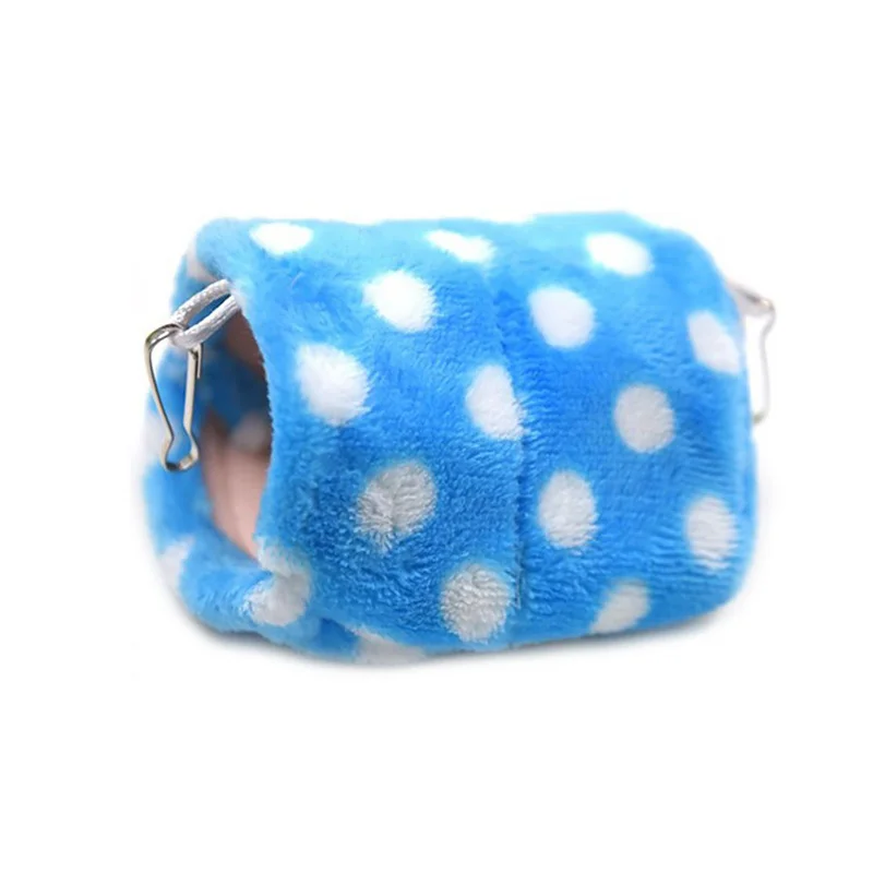 10*6cm Cotton Bed Blue Pink Hamster House Soft Small Animal Cage Winter Warm Nest Doggie Kitten Pets Supplies | Дом и сад