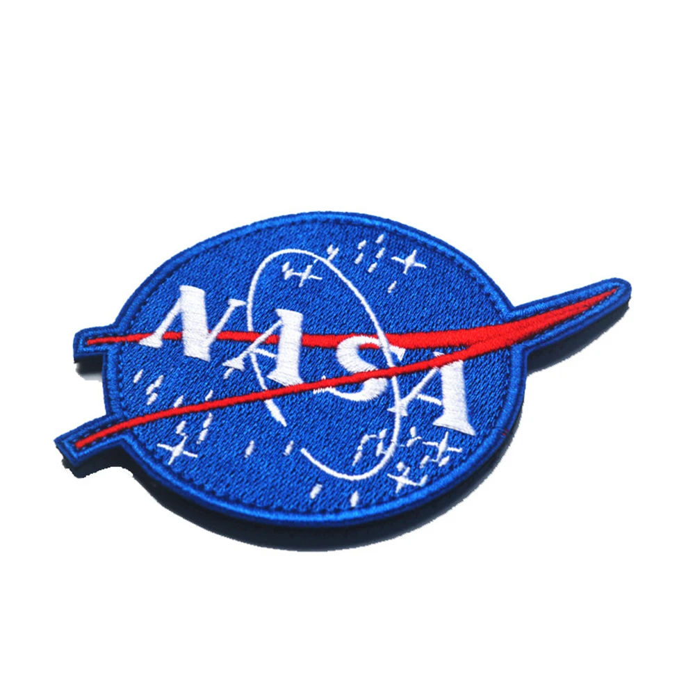 Американское космическое агентство НАСА Наплечная эмблема вышитая на липучке тактическая Боевая нашивка значок в настоящее время