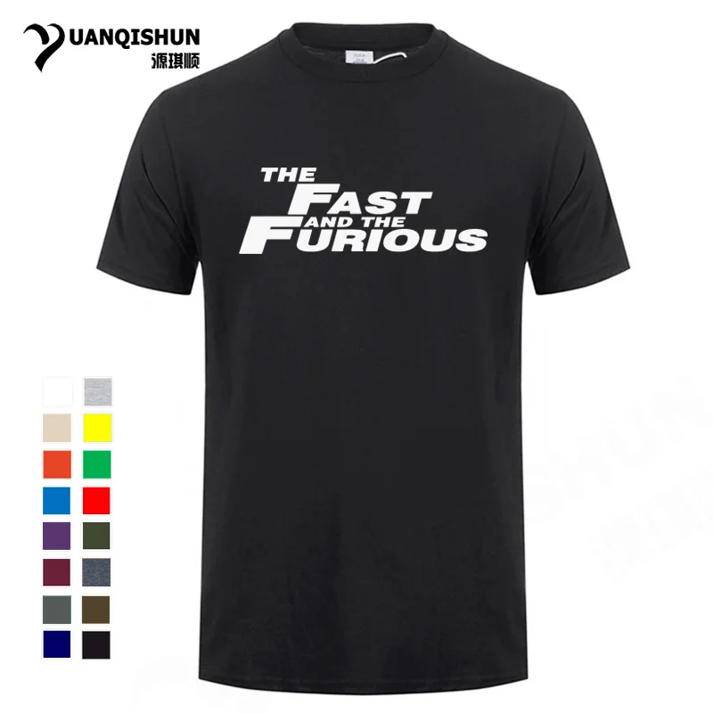 Мужская футболка из 100% хлопка с принтом fast and The furious Boutique летняя повседневная