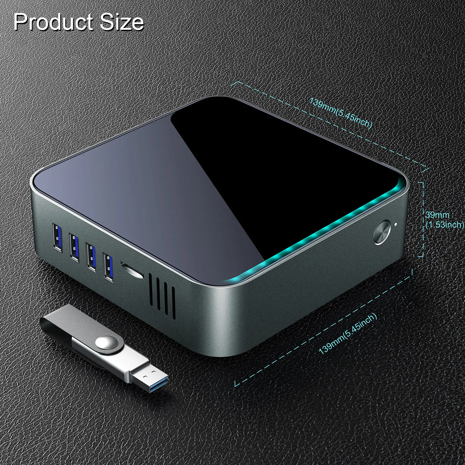 Мини-ПК I01 Dream Quest Windows 10 Intel J4125 8 + 128 ГБ 2 4G Wi-Fi Bluetooth | Компьютеры и офис