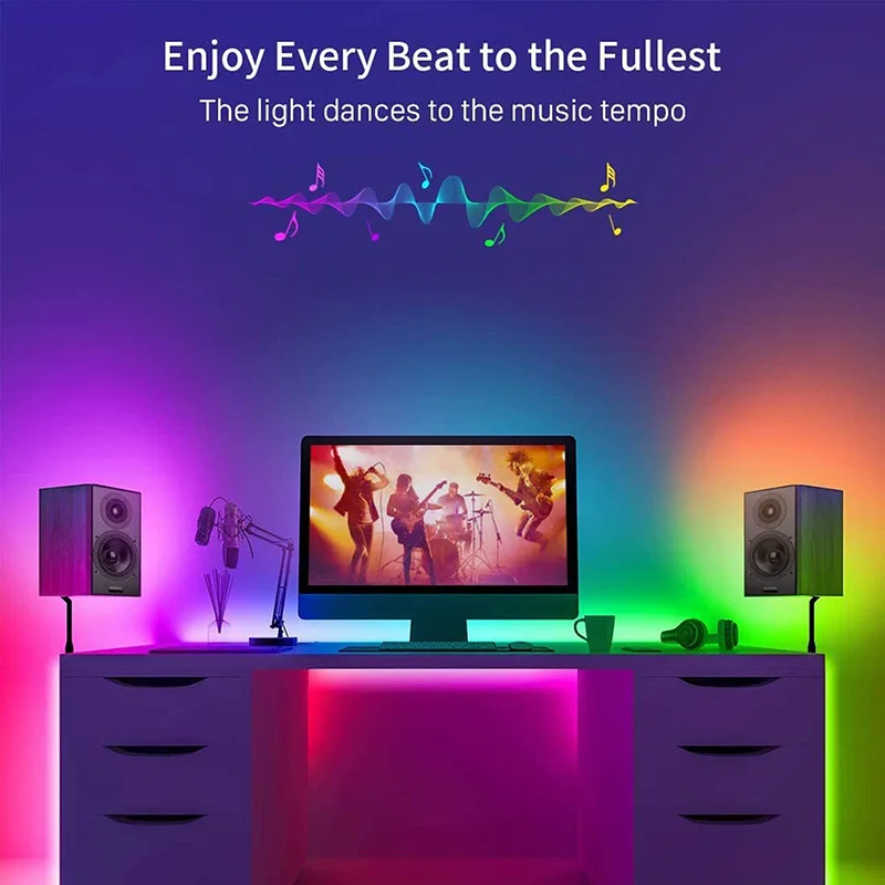 RGB 5050 светодиодные ленты свет DC5V USB-кабель лента ing Bluetooth модель ИК-пульт