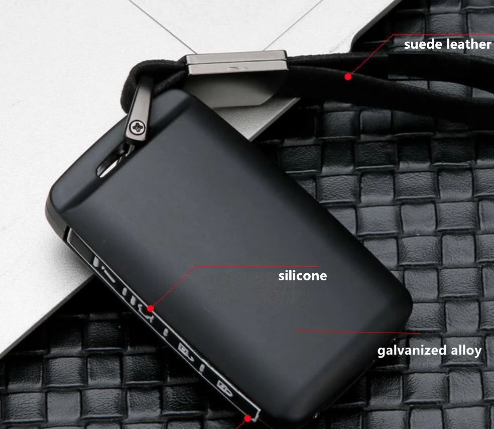 Высококачественный автомобильный цинковый сплав и силиконовый чехол для ключей