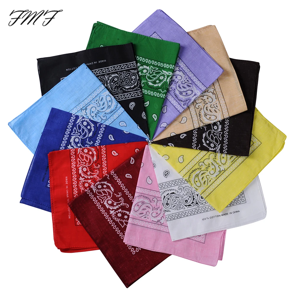 55 см * унисекс черный бандана модный головной убор повязка на голову шейный шарф