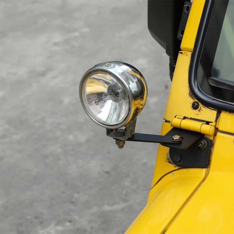 

Hood a Pillar Light Lamp Bracket Mount Kit for Jeep Wrangler TJ 1997-2006 Accessories