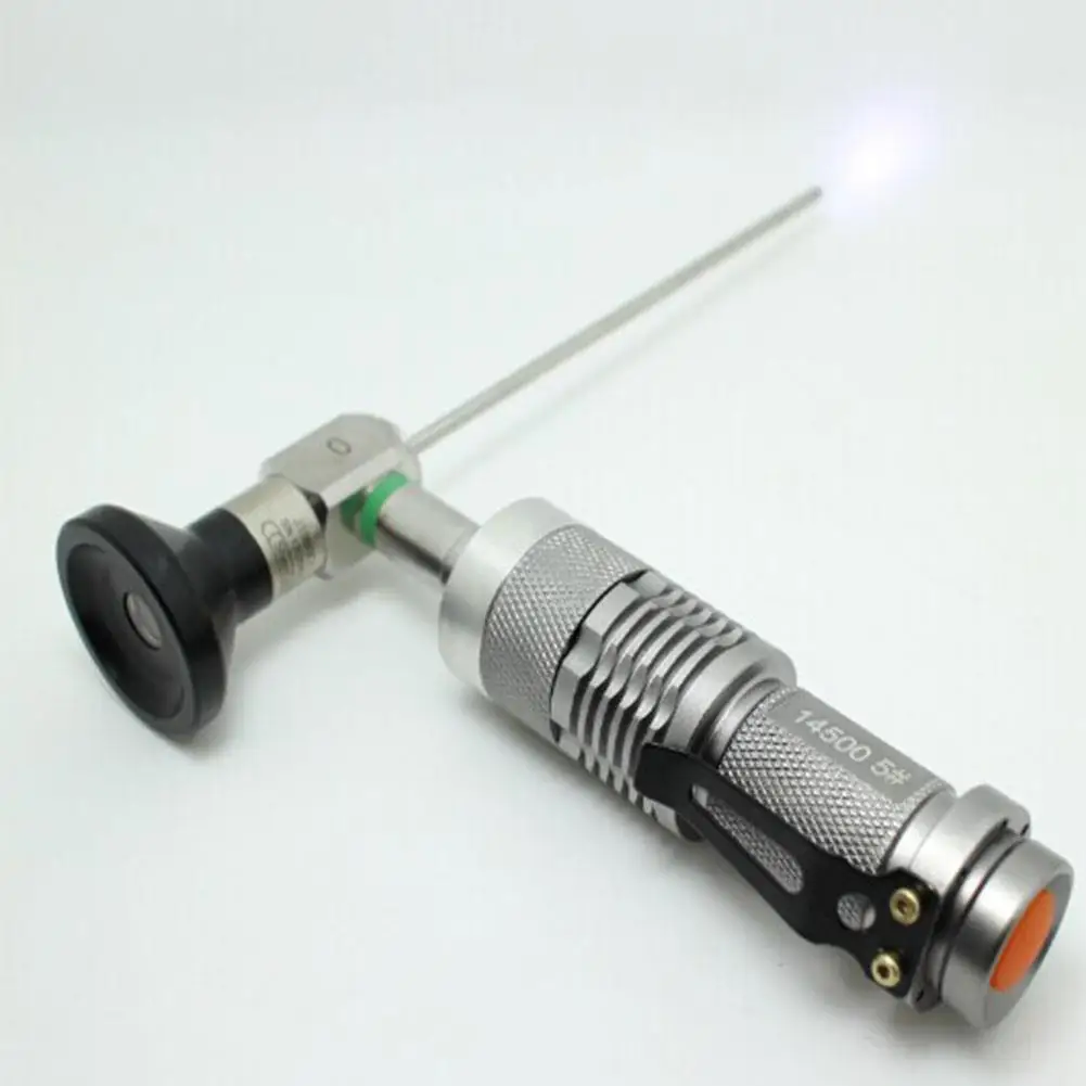 

4W Portable Handheld LED Cold Light Source Match Metal US Plug Fit For Endoscope