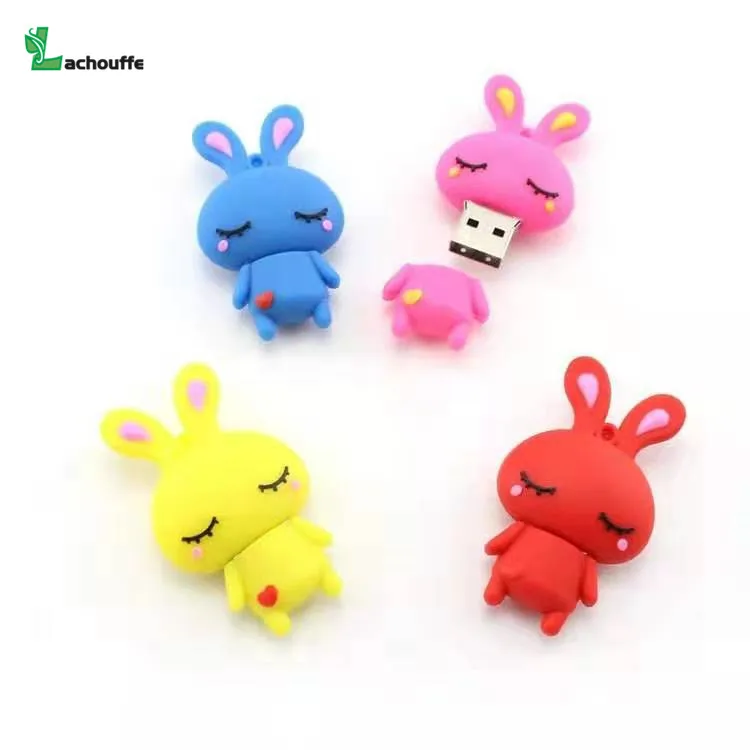 Usb флеш накопитель 32 ГБ Флешка 64 Гб мультяшный милый кролик usb 2 0 128 16 8 карта памяти