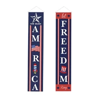 couplet banner outdoor yard sign door independence day curtain banners 35x180cm decor oxford cloth hanging