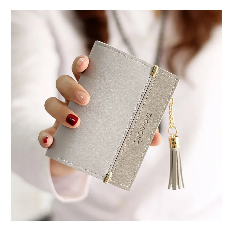 Женские кошельки брендовый Кошелек для монет женские короткий клатч девушек