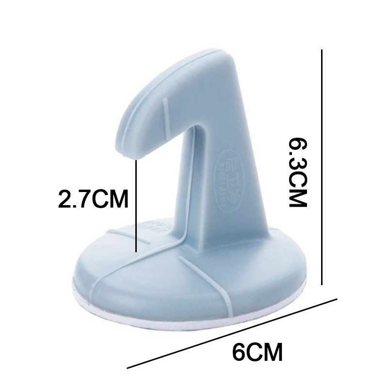 Новая ветрозащитная дверная ручка силиконовый стоппер однотонная мягкая