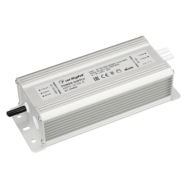 Блок питания ARPV 24100 D (24V 4.2A 100W) ( IP67 Металл 3 года)|Трансформаторы систем освещения| |