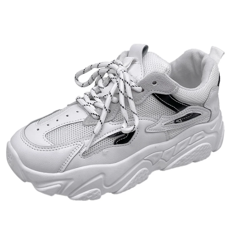 

White Sneakers Women Shoes Woman Sneakers with Platform Shoes Women Thick Bottom Sneaker Breathable Woman Fashion Casual Sneaker