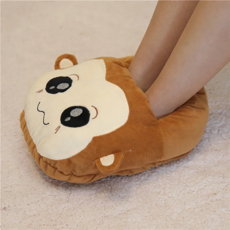 Электронная грелка для ног теплая обувь с мультяшным изображением сокровищ